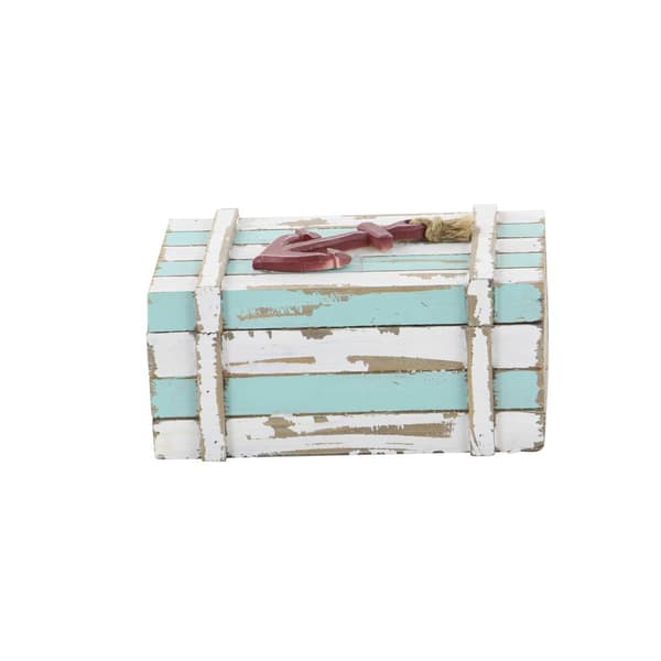 9th & Pike&#174; Small Rectangular Nautical Boxes - Set of 2