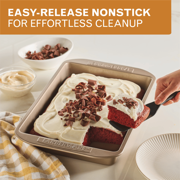 Farberware Bakeware Nonstick Rectangular Cake Pan