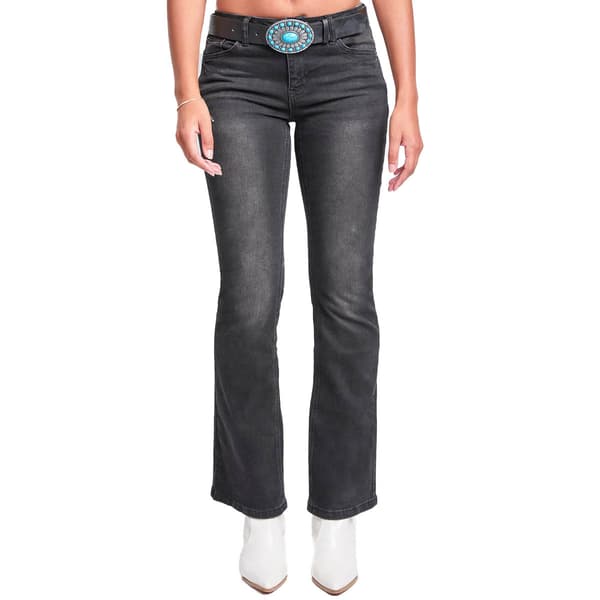 Juniors YMI&#40;R&#41; Reed Bootcut Jeans with Belt