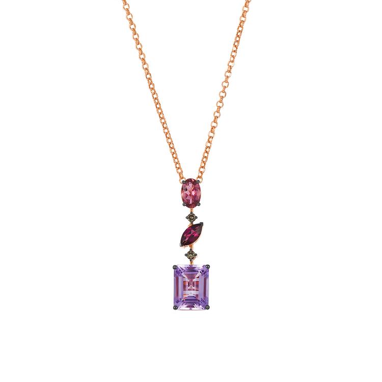 Le Vian Chocolatier(R) Amethyst/Tourmaline/Rhodolite Pendant