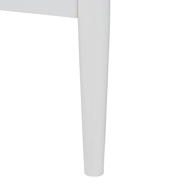 Baxton Studio Louetta Coastal White Queen Size Platform Bed