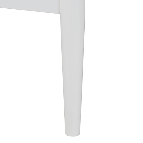 Baxton Studio Louetta Coastal White Queen Size Platform Bed