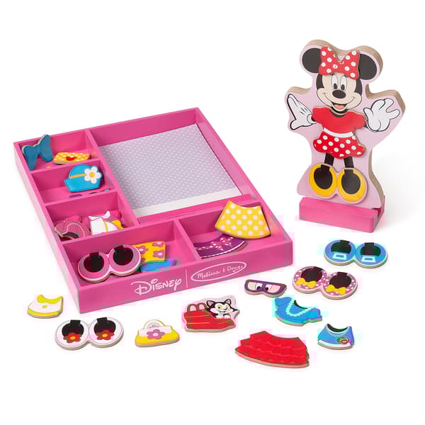 Melissa & Doug&#40;R&#41; Minnie Wooden Magnetic Dress-Up Board