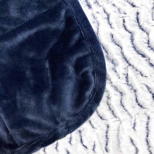 Dream Theory Faux Fur Weighted Throw Blanket