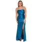 Juniors Emerald Sundae Satin Strappy Empire Waist Dress - image 1
