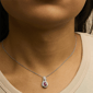 Haus of Brilliance Ruby &Diamond Accent Milgrain Pendant Necklace - image 4