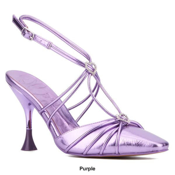 Womens Olivia Miller Celestial Strappy Heels