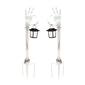 Evergreen 2pc. Skeleton Hand Garden Stake w/ Solar Lantern - image 1
