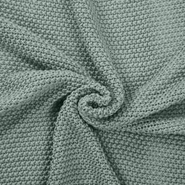 Modern Threads Ellis Acrylic Knit Throw w/ Pom Poms