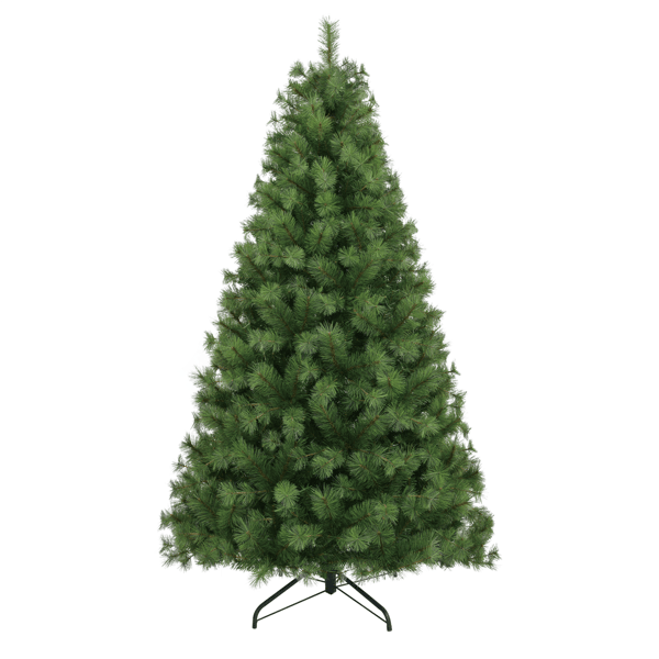 Puleo International 7.5ft. Unlit Colorado Pine Christmas Tree