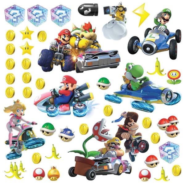 RoomMates&#174; Mario Kart 8 Peel & Stick Wall Decals