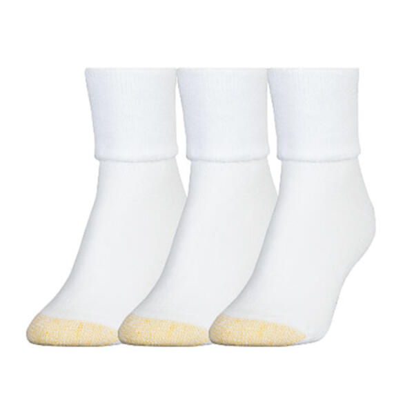 Womens Gold Toe&#40;R&#41; 3pk. Ultra Tec Terry Cuff Socks - image 
