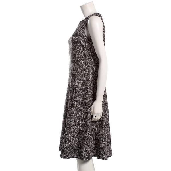 Petite Kasper Sleeveless Speckled Fit And Flare Dress