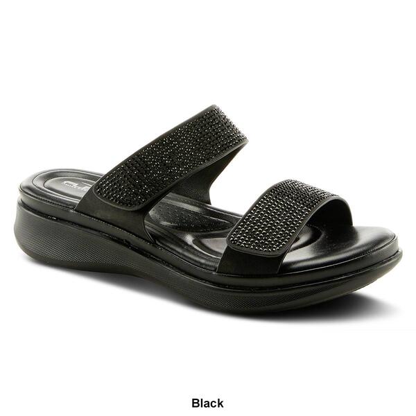 Womens Flexus&#174; By Spring Step Bling Slide Sandals
