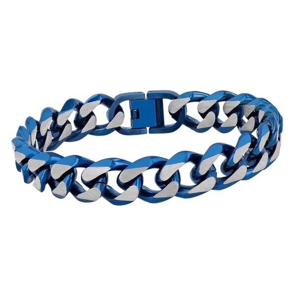 Mens Gentlemen's Classics™ Stainless Steel Curb Link Bracelet