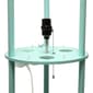 Simple Designs Round Modern Shelf USB Port Organizer Floor Lamp - image 3