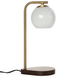 Opaque Glass Ball Shade Candle Warmer Lamp