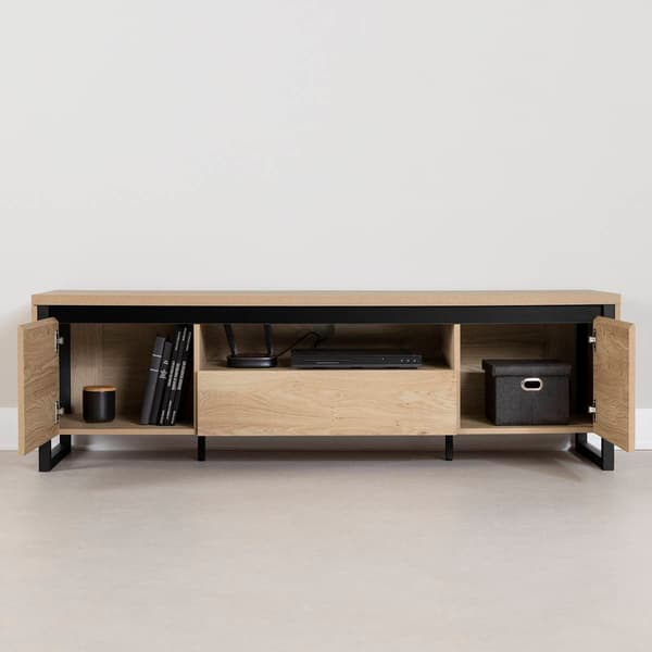 South Shore Munich Natural Oak TV Stand