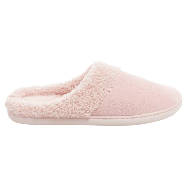 Womens Ella & Joy Microsuede Slide Slippers