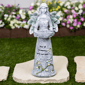 Northlight LED Solar Lighted Bless All Creatures Garden Birdbath - image 1