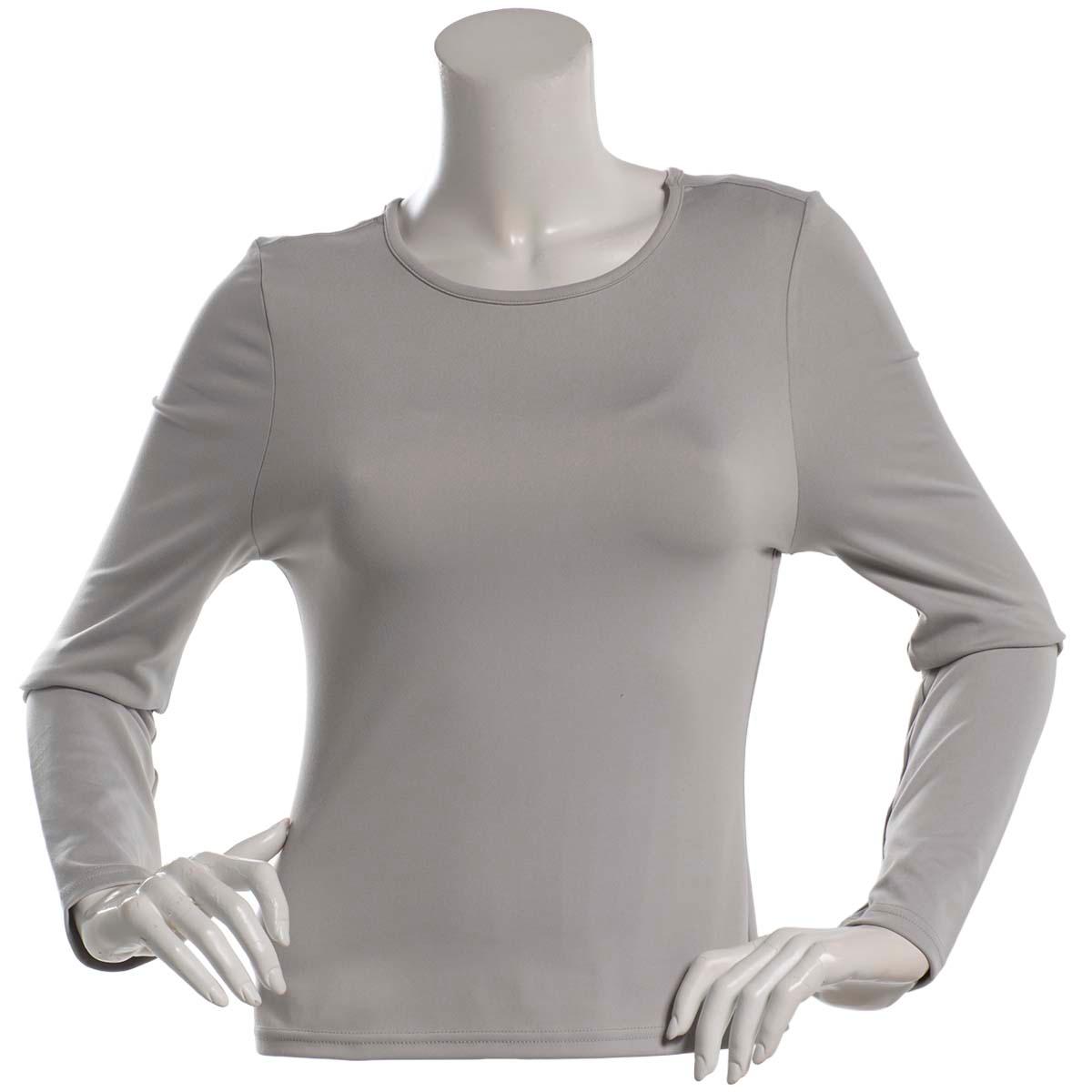 Juniors Cotton Candy Butter Soft Long Sleeve Crew Neck Tee