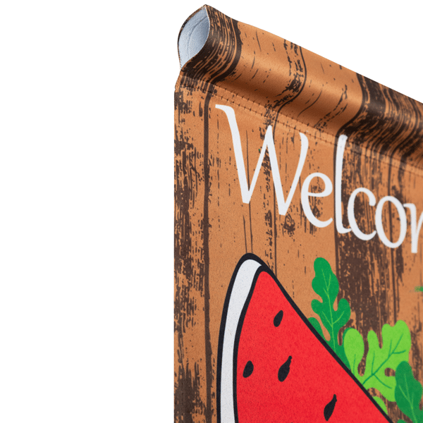 Northlight Welcome Watermelon Slice Spring Outdoor Garden Flag