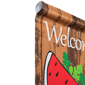 Northlight Welcome Watermelon Slice Spring Outdoor Garden Flag - image 4