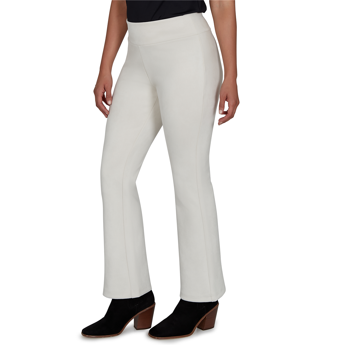 Petite Skye’s the Limit Icy Blue Sparkle Solid Pull On Pants