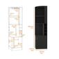 FM FURNITURE Kava Delhi Black Corner Bar Cabinet - image 4