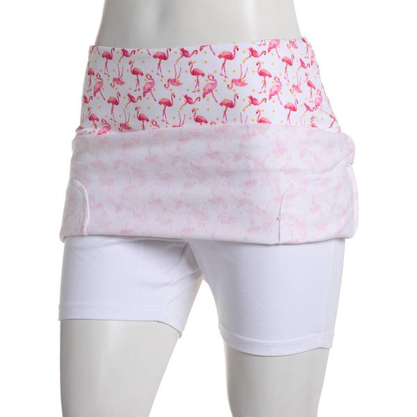Womens Weekend Routine by Teez Her® Flamingo Dot Skort - Boscov's