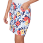 Womens Hearts of Palm Smooth Sailing Floral Pull On Skort - image 5