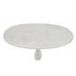9th & Pike&#174; Silver Aluminum Oval Traditional Accent Table - image 4