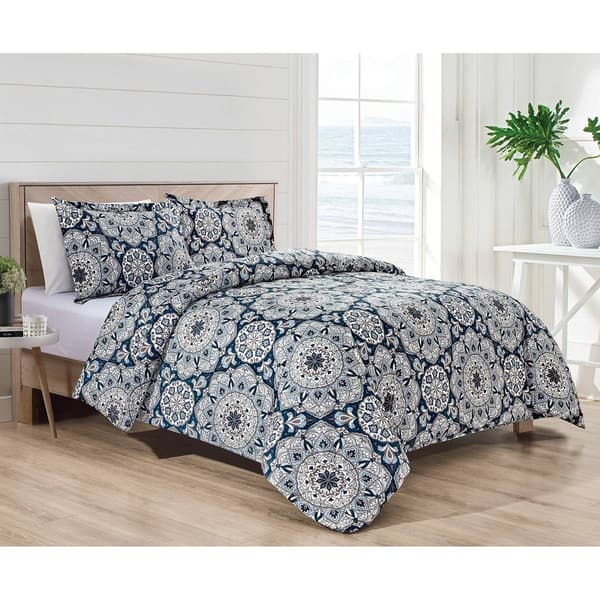 Bibb Home Alexander 4pc. Duvet & Down Alternative Comforter Set