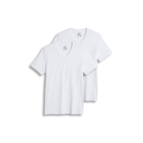 Mens Big &amp; Tall Jockey® 2pk. Big Man Classic V-Neck T-Shirt