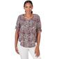 Plus Size Skye''s The Limit Contemporary Utility Elbow Sleeve Top - image 1