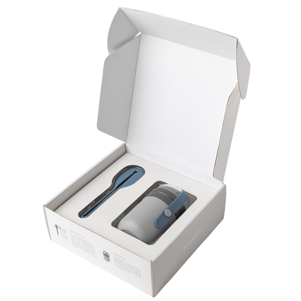 BergHOFF Leo 5pc. Travel Set with Dual Lunch Pot & Flatware