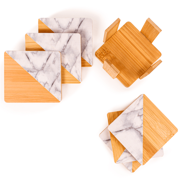 BergHOFF Bamboo 14pc. Coasters Set, Square