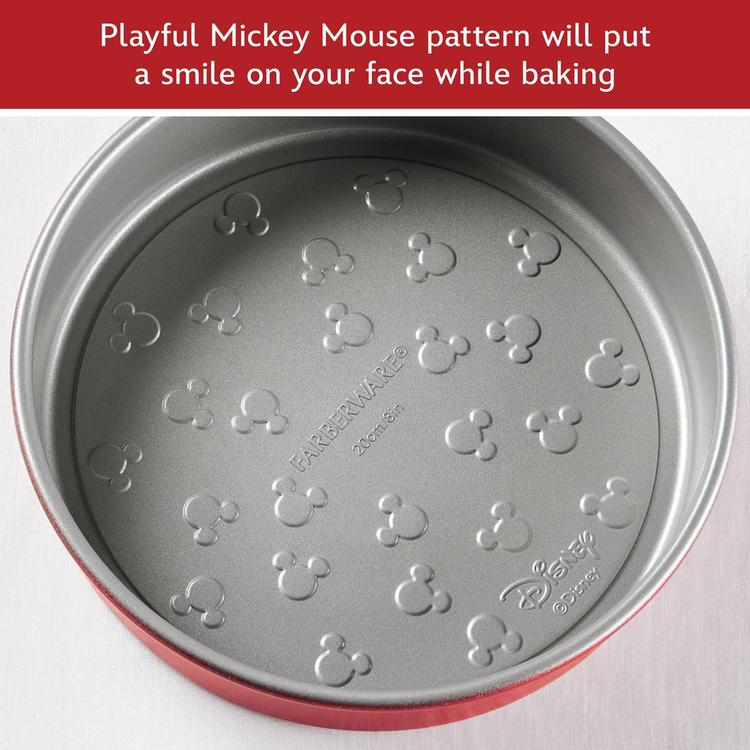 Farberware® Disney Bake Mickey Mouse Nonstick 8in. Round Cake Pan