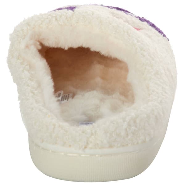 Womens Capelli New York Faux Berber Multi Icon Scuff Slippers