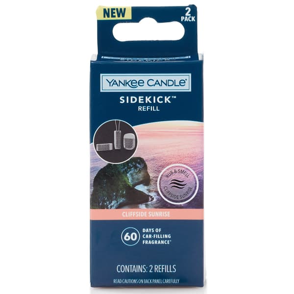 Yankee Candle&#40;R&#41; 2pk. Sidekick&#40;R&#41; Cliffside Sunrise Vent Clip Refills - image 