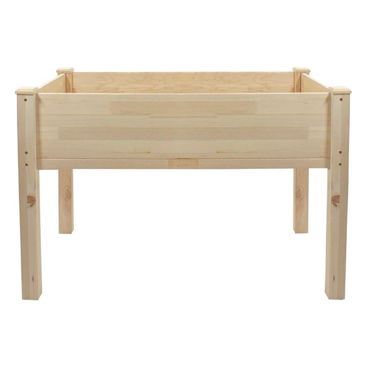 Northlight Seasonal 4ft. Raised Garden Bed Planter Box - Natural