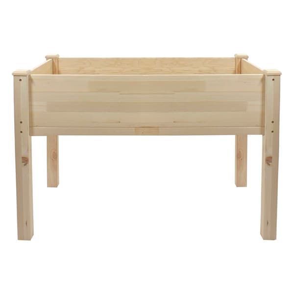 Northlight Seasonal 4ft. Raised Garden Bed Planter Box - Natural