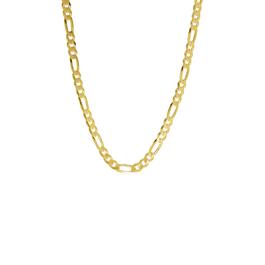 20in. Vermeil Sterling Silver Figaro Chain Necklace