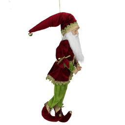 Northlight Whimsical Elf Hanging Christmas Figure