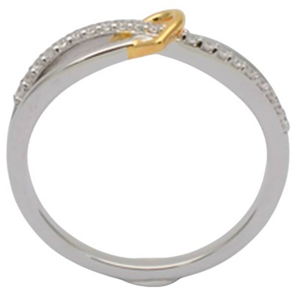 Diamond Classics™ Two-Tone 1/10ctw. Diamond Heart Ring