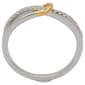 Diamond Classics™ Two-Tone 1/10ctw. Diamond Heart Ring - image 2