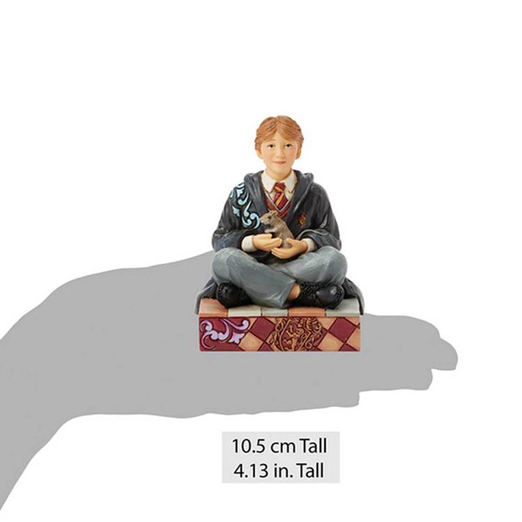 Jim Shore Harry Potter Ron with Scabbers Figurine