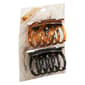 Womens Capelli New York 2pk. Basic Claw Hair Clips - image 2