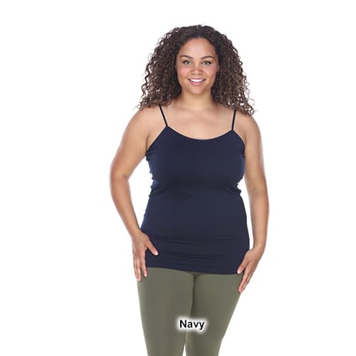 Plus Size White Mark Basic Camisole