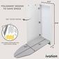 Ivation Wall Mounted Left Side Door Ironing Board w/ Mirror - image 2